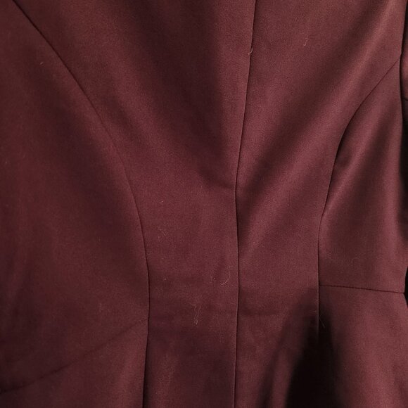 Express Women's Maroon Contemporary Blazer Jacket Small - Picture 11 of 12
